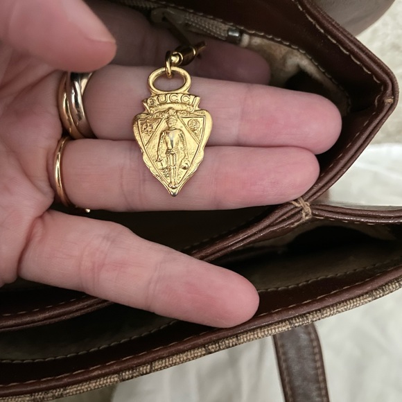 Vintage Gucci Monogram GG Satchel - Picture 7 of 10